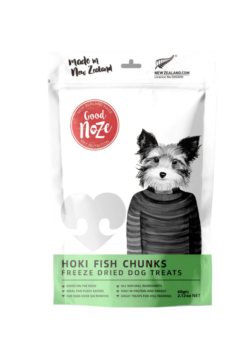 Hoki Fish Chunks 60g